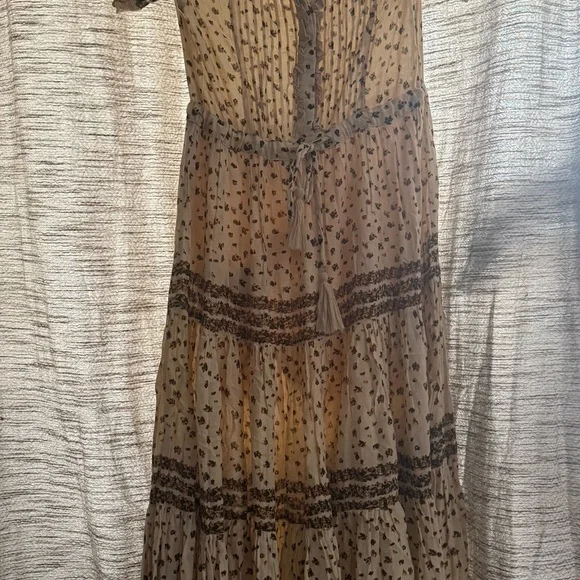 Free People Rare Feeling Pleated Maxi Dress - Picture 4 of 4